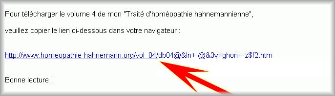 mauvais lien
