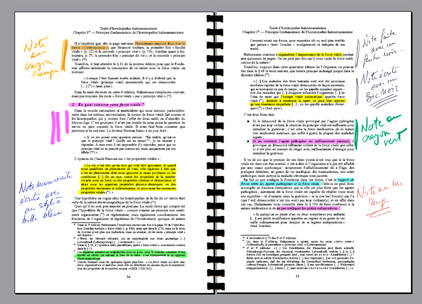 Disposition typographique dun exemplaire imprim� et reli�